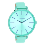 OOZOO Timepieces - C11161 - Damen - Leder-Armband - Mintgrün