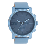 OOZOO Timepieces - C11216 - Unisex - Leder-Armband - Hellblau