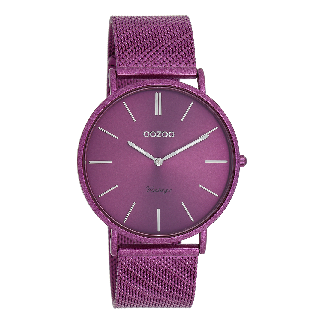 OOZOO Timepieces Lila Horloge C10103 (48 Mm