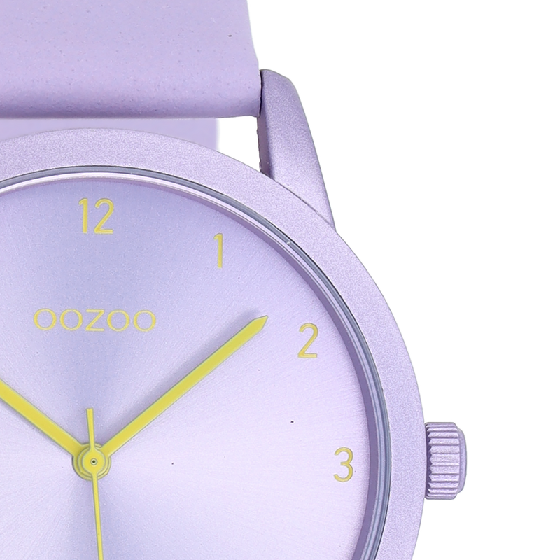OOZOO Timepieces - C11055 - Damen - Leder-Armband - Lila