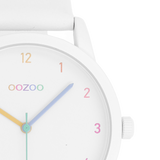 OOZOO Timepieces - C11059 - Damen - Leder-Armband - Weiß