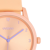 OOZOO Timepieces - C11075 - Damen - Leder-Armband - Pfirsichrosa