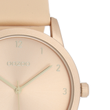 OOZOO Timepieces - C11078 - Damen - Leder-Armband - Nude