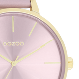 OOZOO Timepieces - C11348 - Damen - Leder-Armband - Lila/Gold