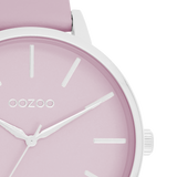 OOZOO Timepieces - C11361 - Damen - Leder-Armband - Lila/Silber