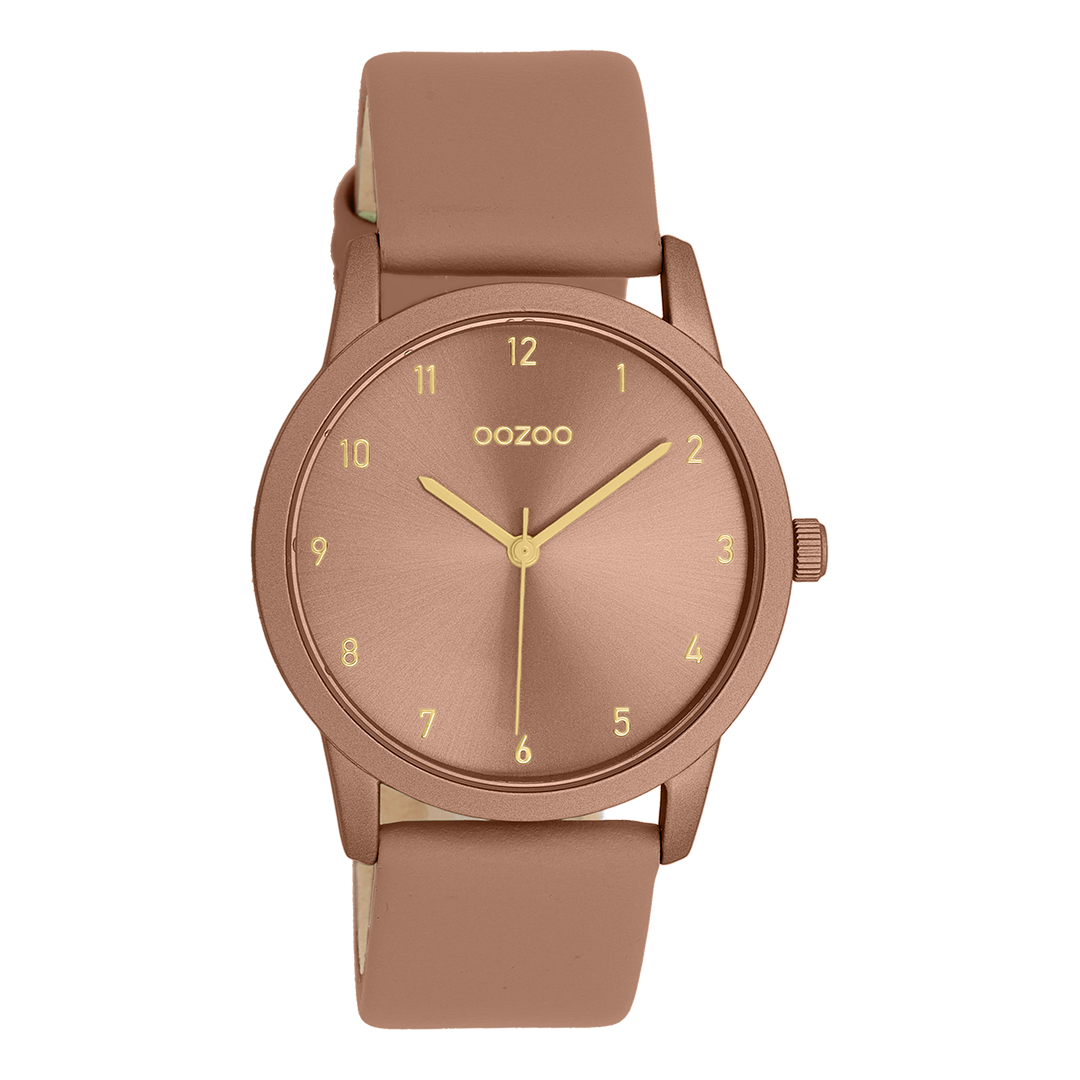 Oozoo Damenuhr Lederarmband Grau OOZOO Timepieces C11543 Damenuhr