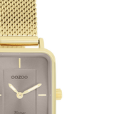 OOZOO Vintage  - C20353 - Damen - Edelstahl-Mesh-Armband – Gold/Taupe