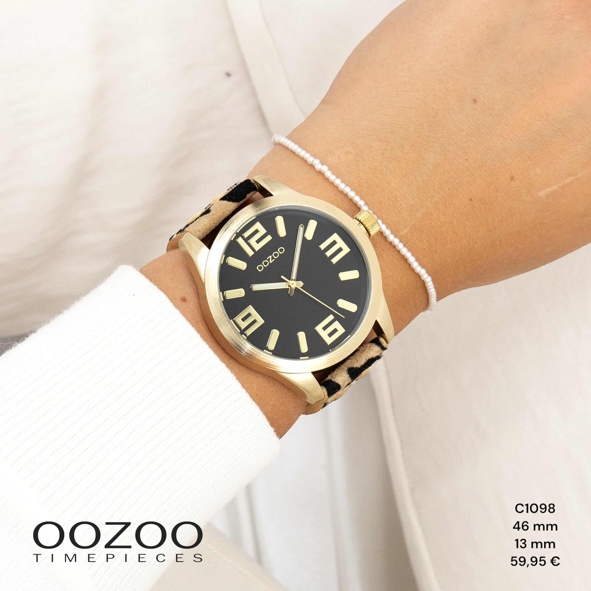 Damenuhr Timepieces Armbanduhr Damen Oozoo OOZOO Timepieces LEO