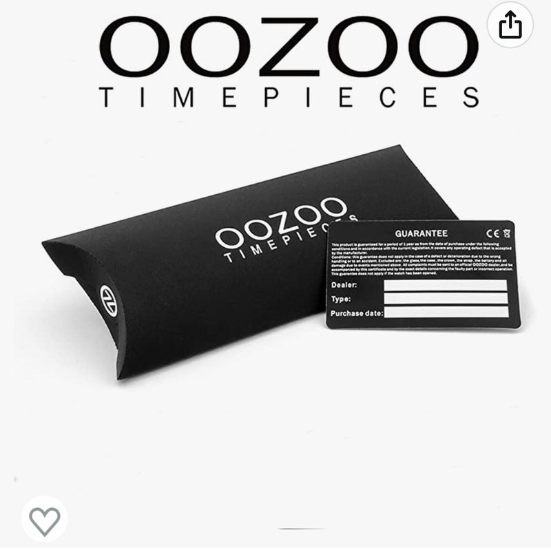 OOZOO Timepieces - C11072 - Damen - Leder-Armband - Lila/Silber