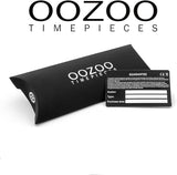 OOZOO Timepieces - C11212 - Herren - Leder-Armband - Schwarz