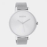 OOZOO Timepieces - C10550 - Damen - Edelstahl-Mesh-Armband - Silber/Silber