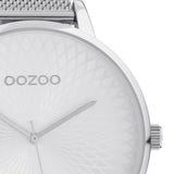 OOZOO Timepieces - C10550 - Damen - Edelstahl-Mesh-Armband - Silber/Silber