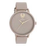 OOZOO Timepieces - C11245 - Damen - Leder-Armband - Taupe