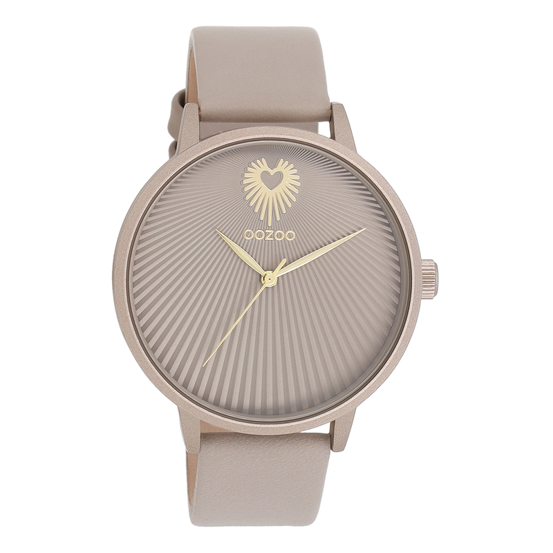 OOZOO Timepieces - C11245 - Damen - Leder-Armband - Taupe