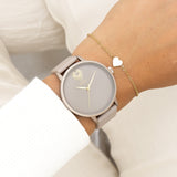 OOZOO Timepieces - C11245 - Damen - Leder-Armband - Taupe