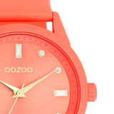 OOZOO Timepieces - C11285 - Damen - Leder-Armband - Pink