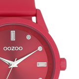 OOZOO Timepieces - C11286 - Damen - Leder-Armband - Rot