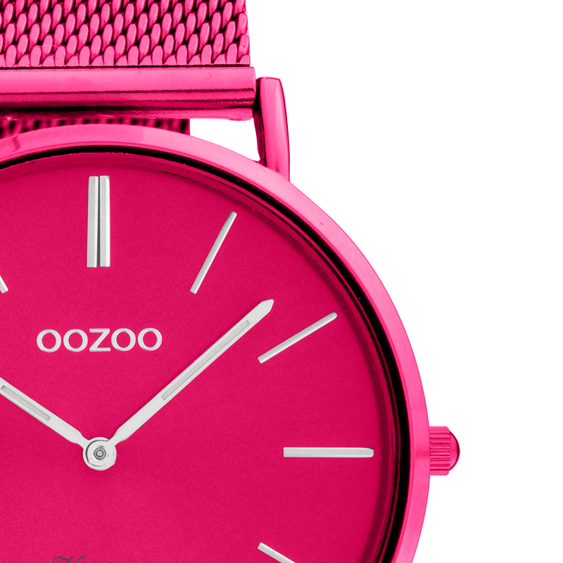 OOZOO Vintage - C20275 - Damen - Mesh-Armband - Pink