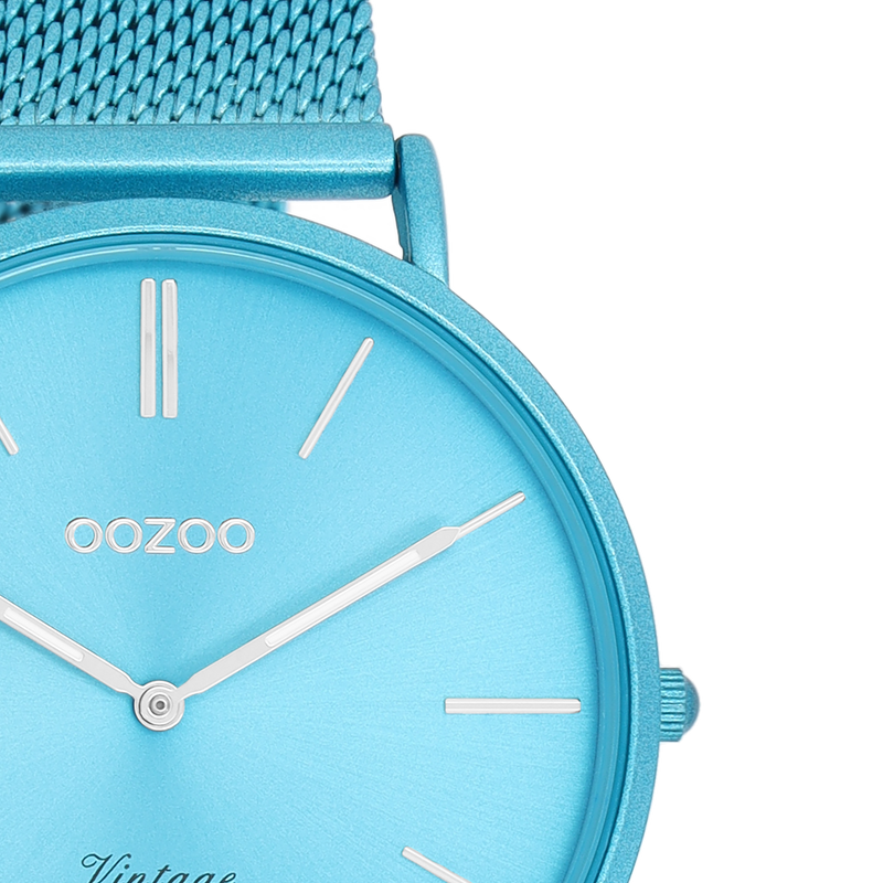 OOZOO Vintage - C20331 - Damen - Mesh-Armband - Hellblau