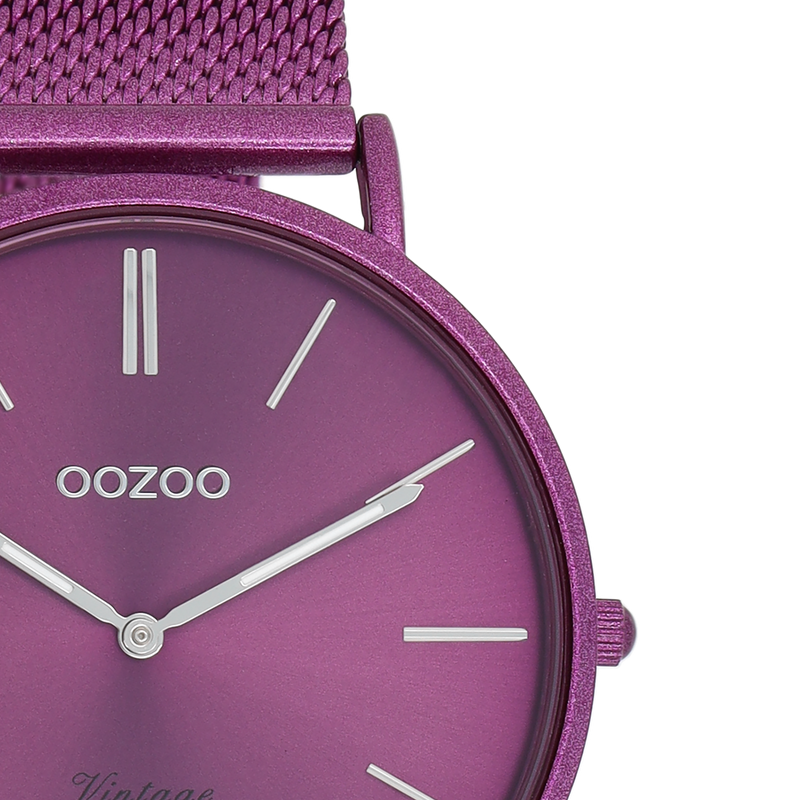 OOZOO Vintage - C20332 - Damen - Mesh-Armband - Lila