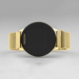 OOZOO Smartwatches - Unisex - Edelstahl-Mesh-Armband - Gold/Gold