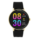 OOZOO Smartwatches - Q00132 - Silikon-Armband - Gold/Schwarz