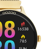 OOZOO Smartwatches - Q00136 - Edelstahl-Mesh-Armband - Gold