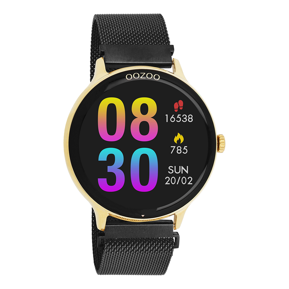 OOZOO Smartwatches - Q00137 - Edelstahl-Mesh-Armband - Gold 