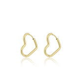 OOZOO Jewellery - SE-3045 - Ohrring "Heart" - Gold