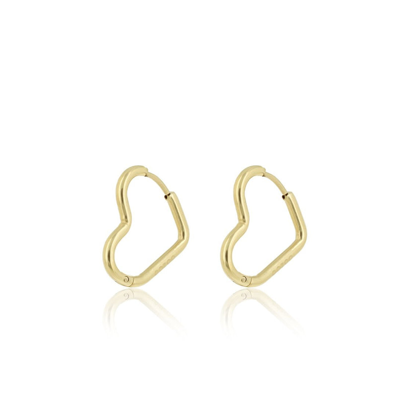 OOZOO Jewellery - SE-3045 - Ohrring "Heart" - Gold