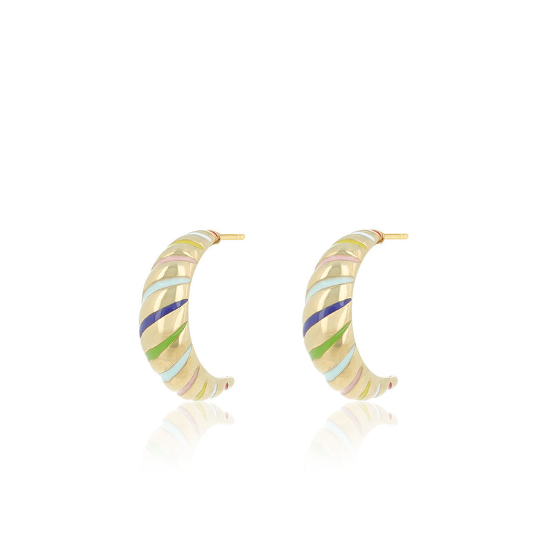 OOZOO Jewellery - SE-3051 - Ohrring "Rainbow" - Gold