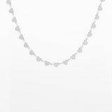 OOZOO Jewellery - SN-2012 - Halskette "Hearts" - Silber
