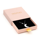 OOZOO Jewellery - SN-2030 - Halskette "Moon" - Silber