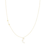 OOZOO Jewellery - SN-2031 - Halskette "Moon" - Gold