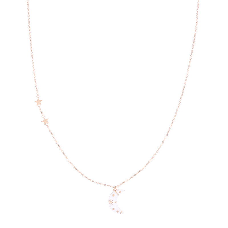 OOZOO Jewellery - SN-2032 - Halskette "Moon" - Roségold