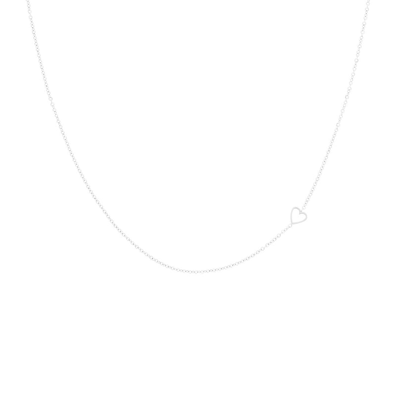 OOZOO Jewellery - SN-2039 - Halskette "Heart" - Silber